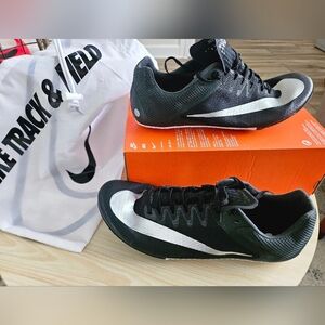 New Nike Zoom Rival Sprinter Black Silver Men's Shoes Size 13.
